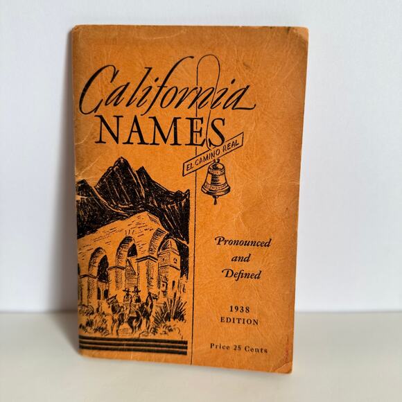Vintage 1938 California Names Booklet - Picture 1 of 12